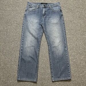 Calvin Klein Jeans Blue 34 Straight Cut Denim Pants Y2K‎